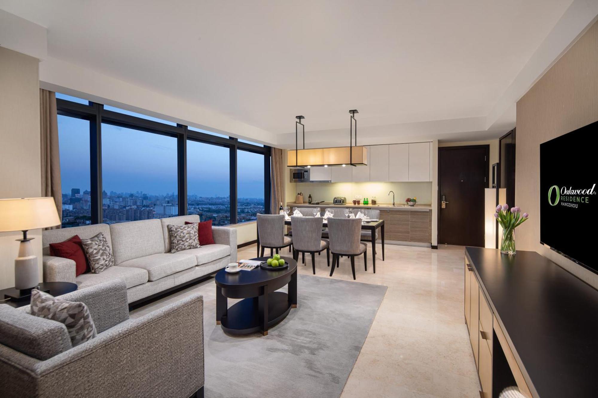 Oakwood Residence Ханчжоу Экстерьер фото